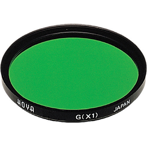 Hoya 49mm Green X1 (HMC) Multi-Coated Glass Filter for Black & White Film