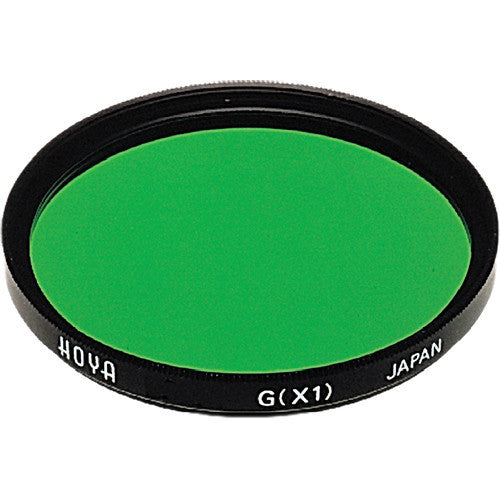 Hoya 77mm Green X1 (HMC) Multi-Coated Glass Filter for Black & White Film