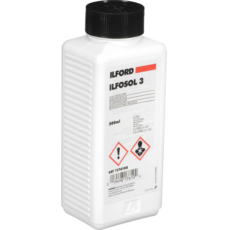 Ilford Ilfosol-3 Film Developer for Black and White Film (500ml)