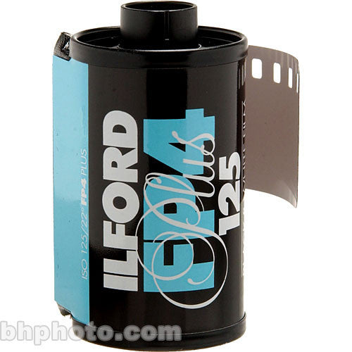 Ilford FP4 Plus Black and White Negative Film (35mm Roll Film, 24 Exposures)