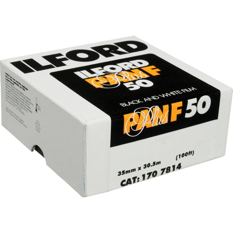 Ilford Pan F Plus Black and White Negative Film (35mm Roll Film, 100' Roll)