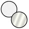 Impact Collapsible Circular Reflector Disc - Silver/White - 12"