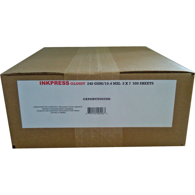 Inkpress Media RC Glossy Paper - 5 x 7" 500 Sheet Pack