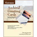 Inkpress Media Pre-Scored Archival Greeting Card Paper with Matching Envelopes (11 x 7.26'', 100 Sheets)