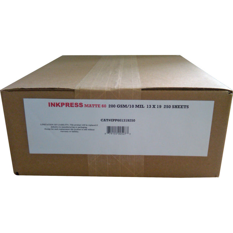 Inkpress Media Matte 60 Bright White Inkjet Paper 10 mil/200 gsm 13 x 19"