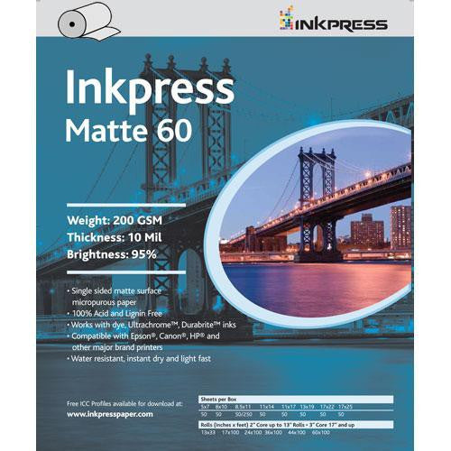 Inkpress Media Matte 60 Paper (24" x 100' Roll)