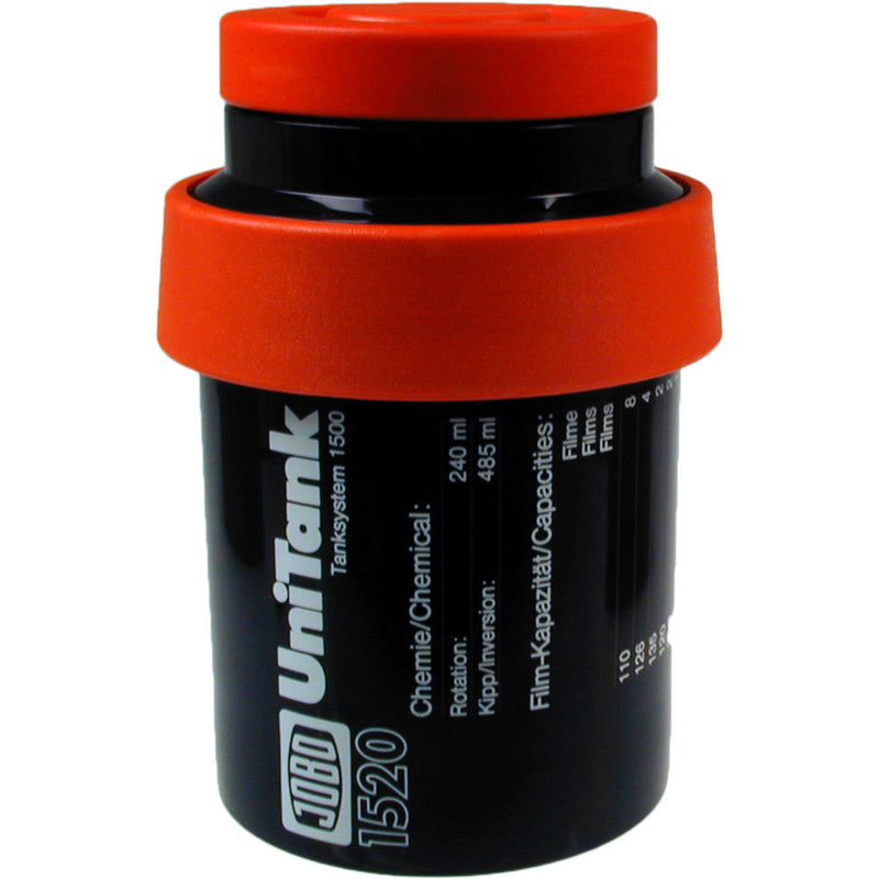 Jobo Two-Reel Film Tank #1520 - Holds 2-35mm, 1-120 or 1-220mm Size Film Using #1501 Adjustable Tank