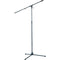 K&M Tripod Microphone Stand with Boom - Height: 43 - 79" (109.22 - 200.66cm) (Black)