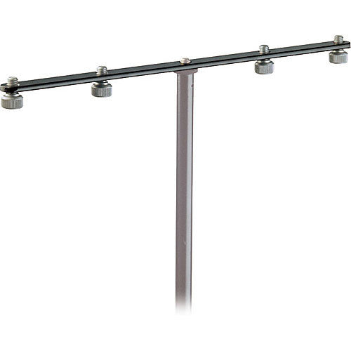 K&M 236 - Four Microphone Mounting Bar with 3/8" Locking Screws