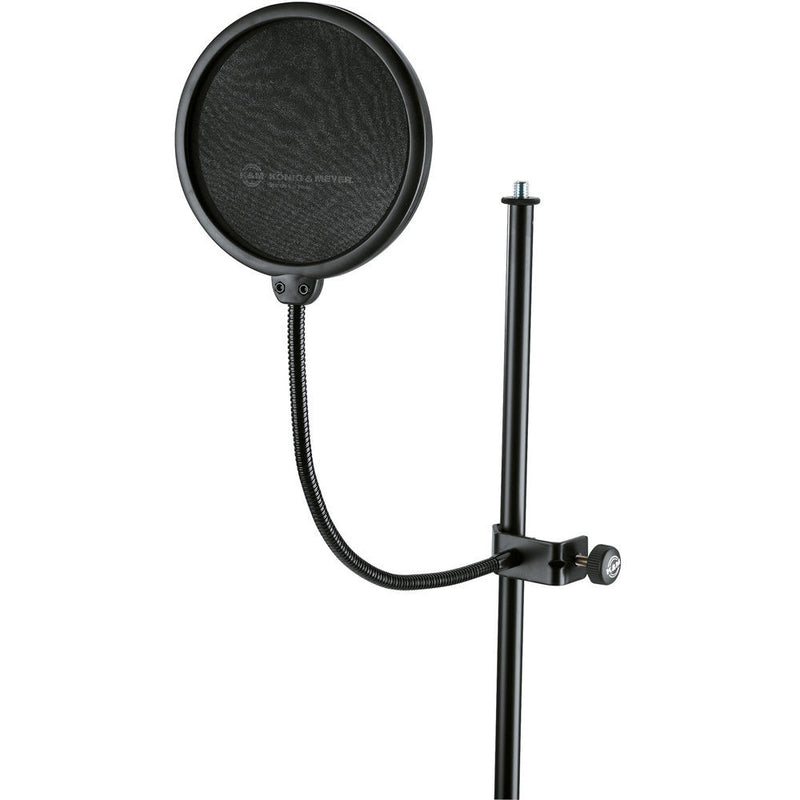 K&M 23956B - PopKiller Pop Filter and Gooseneck Combo