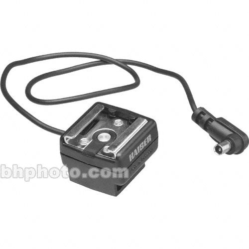 Kaiser PC to Hot Shoe Adapter