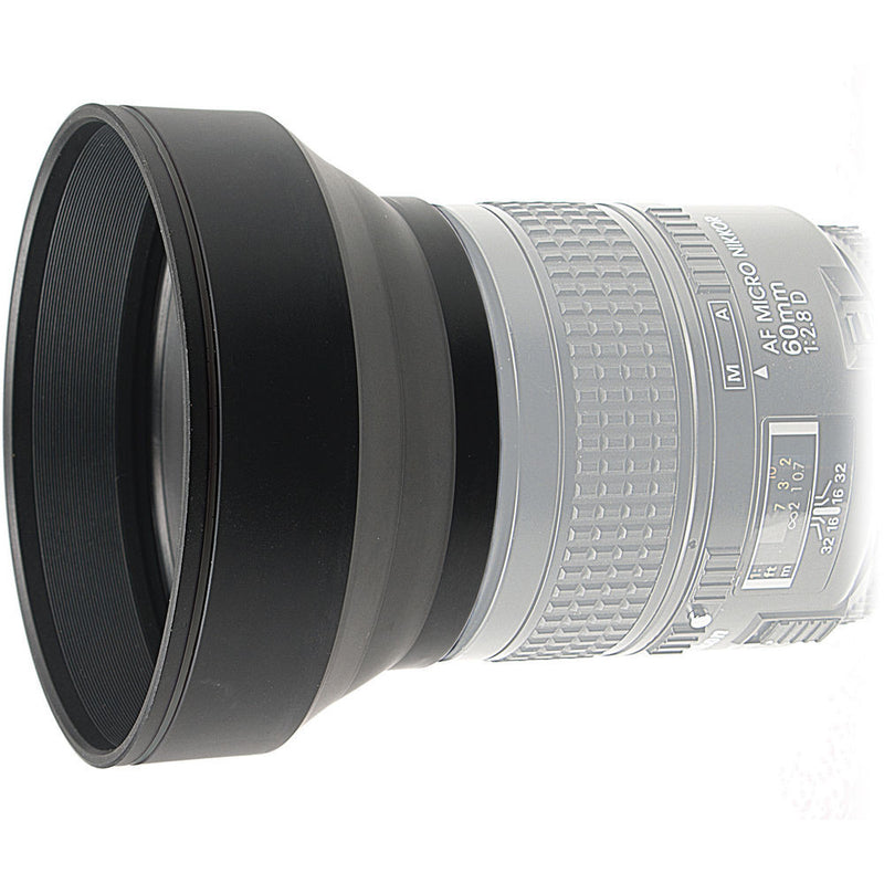 Kaiser 77mm 3-in-1 Rubber Lens Hood