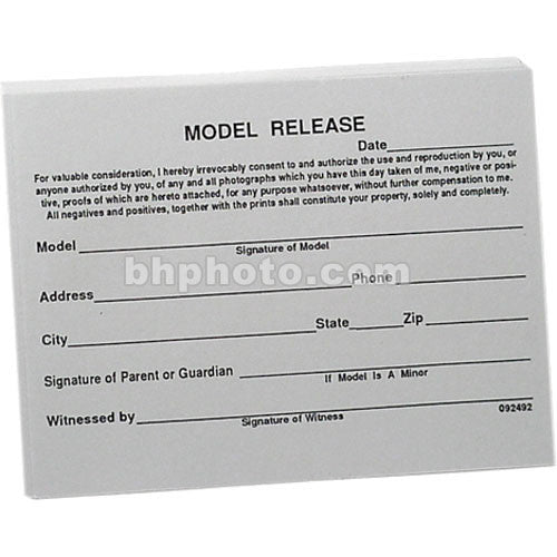 Kalt Model Release Cards