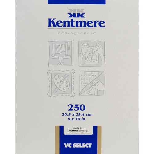 Kentmere Select Variable Contrast Resin Coated Paper (8 x 10", Fine Luster, 250 Sheets)