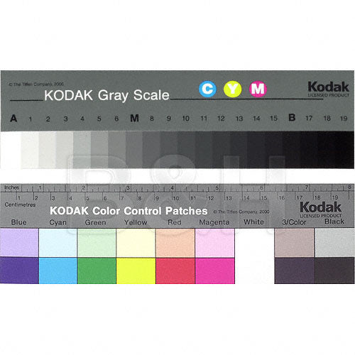 Kodak Color Separation Guide and Gray Scale (Q-13, 8" Long)
