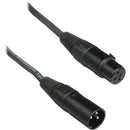 Kopul Performance 2000 Series XLR M to XLR F Microphone Cable - 20' (6.1 m), Black