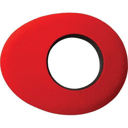 Kinotehnik Blue Star Oval Small Eye Cushion for Professional Viewfinders, Red Microfiber