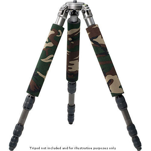 LensCoat LegCoat Tripod Leg Protectors (Forest Green, 3-Pack)