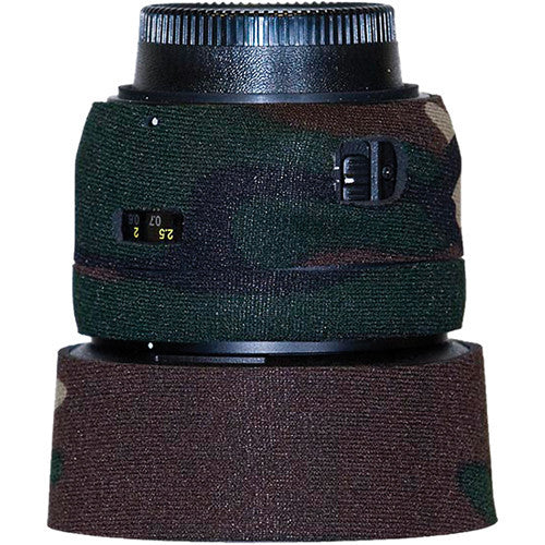 LensCoat Lens Cover for the Nikon 50mm f/1.4G AF Lens (Forest Green Camo)