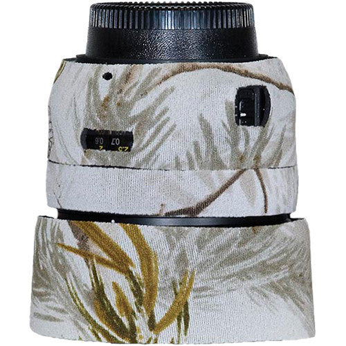 LensCoat Lens Cover for the Nikon 50mm f/1.4G AF Lens (Realtree AP Snow)