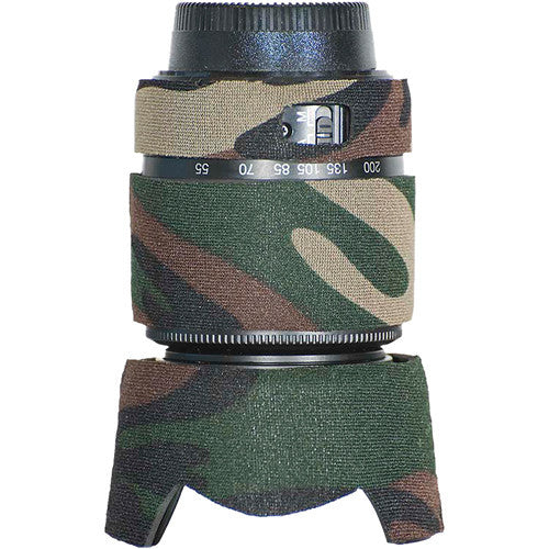 LensCoat Lens Cover for the Nikon 55-200mm f/4.0-5.6G DX Lens (Forest Green Camo)