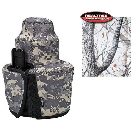 LensCoat Travel Coat for Nikon 200mm f/2.0 VR AF Lens (Realtree AP Snow)
