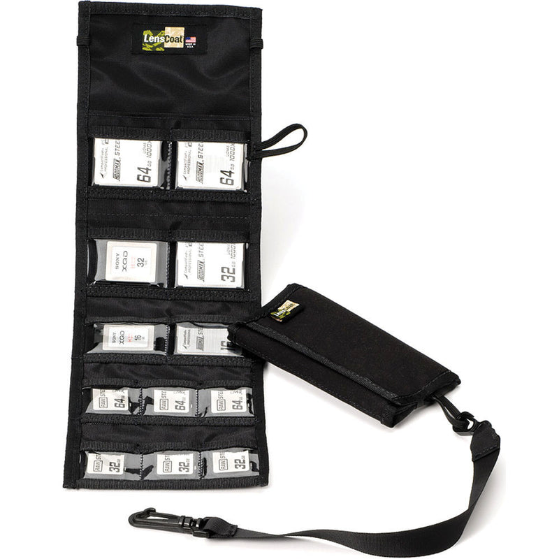 LensCoat Memory Card Wallet Combo 66 (Black)