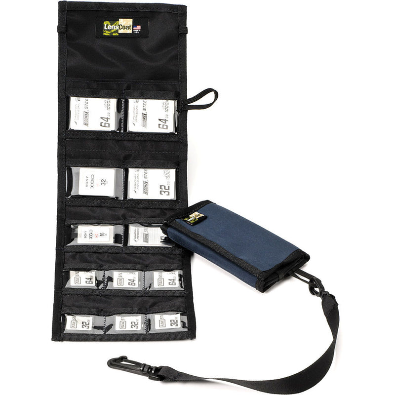 LensCoat Memory Card Wallet Combo 66 (Navy)