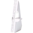 Lineco 9" Single-Wing Easel Back (White, 25-Pack)