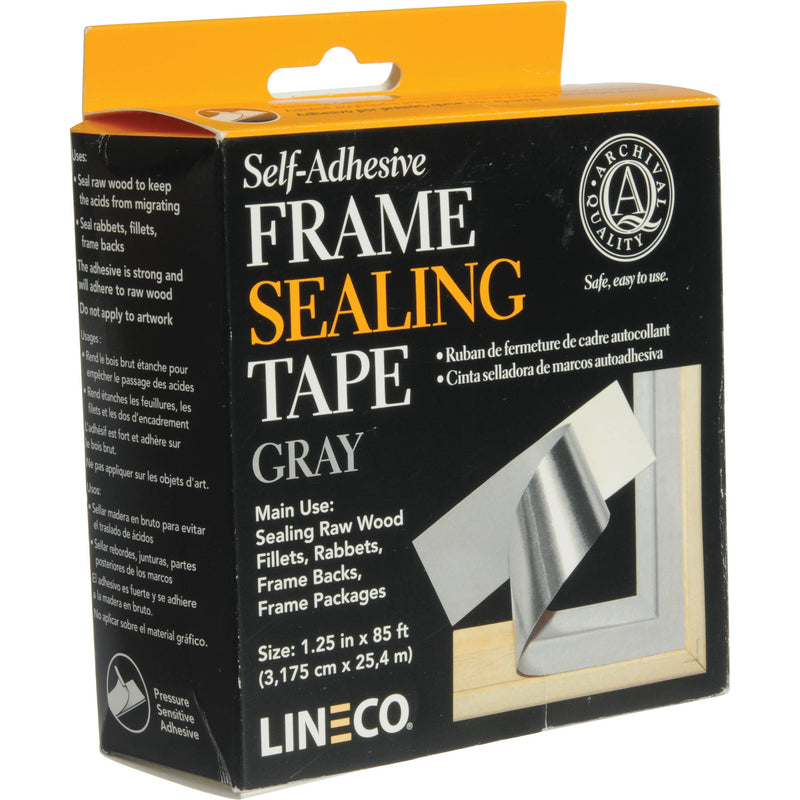 Lineco Frame Sealing Tape - Pressure Sensitive (Gray)