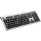 LogicKeyboard XLPrint PC Slim Line Keyboard with Large Print (White on Black)