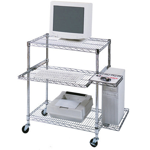 Luxor LICW4218 Wire Workstation (Chrome)