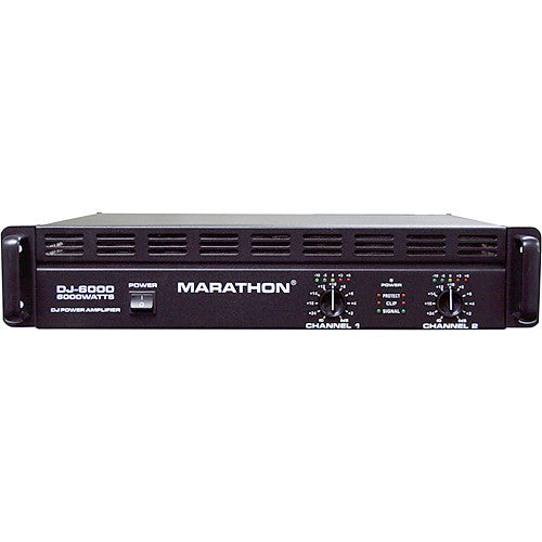 Marathon DJ-6000 Stereo Power Amplifier (900W/Channel @ 8 Ohms)