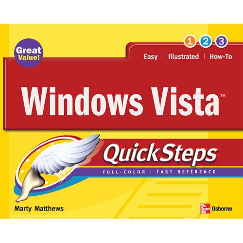 McGraw-Hill Book: Windows Vista QuickSteps by Marty Matthews