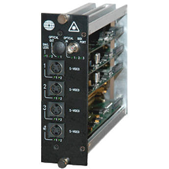 Meridian Technologies DR-4S-3FC Dual Slot Fiber Optic S-Video Receiver