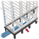 Middle Atlantic ANGLE342 3-Bay Raised Floor Support Angle (Black)