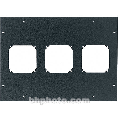 Middle Atlantic ERK4FT ERK Rack Mount Fan Top for 3, 4.5" Fans (Black)