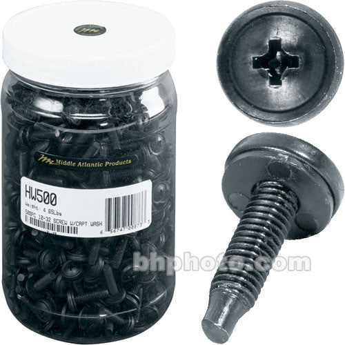 Middle Atlantic HW500 10-32 3/4" Classic Philips Trim-Head Screws & Washers 500 Pieces