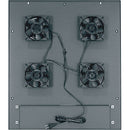 Middle Atlantic MW-4FT-380CFM 380 CFM Integrated Fan Top with (4) 4-1/2" Fans