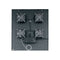 Middle Atlantic MW-4QFT-FC 200 CFM Integrated Fan Top with (4) 4-1/2" Fans and Controller