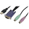 Middle Atlantic PS2/USB-4C Connector for Rackmount Monitor/Keyboard (4-Pack)