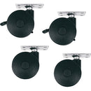 Middle Atlantic RKW-HD Heavy-Duty Wheel Kit for RK/BRK-Series Racks