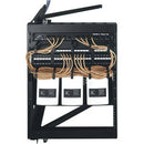 Middle Atlantic Open Swing Frame Wall Rack (12 Space)