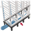 Middle Atlantic WANGLE-1 1-Bay Raised Floor Support Angle (Black)
