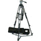 Miller DS-20 Aluminum Tripod System - consists of: DS-20 Fluid Head, DS 2-Stage Tripod, On-Ground Spreader and Softcase - Supports 20 lbs