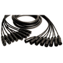 Mogami Gold 8-Channel XLR Male to XLR Female Audio Snake Cable (75')