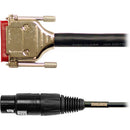 Mogami Gold AES/EBU DB-25 Male to 4 XLR Male & 4 XLR Female Digital Audio Cable (for Digi, Panasonic & Tascam) - 25'