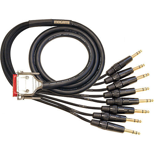 Mogami Gold 8 Channel Analog Snake Cable, DB-25 to 8 x 1/4" TRS Stereo - 5'