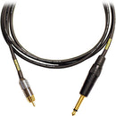 Mogami Gold TS 1/4" Male to RCA Male Audio/Video Patch Cable (75 Ohm) - 6'