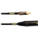 Mogami Gold 3-Pin XLR Male to RCA Male Audio/Video Patch Cable (75 Ohm) - 6'